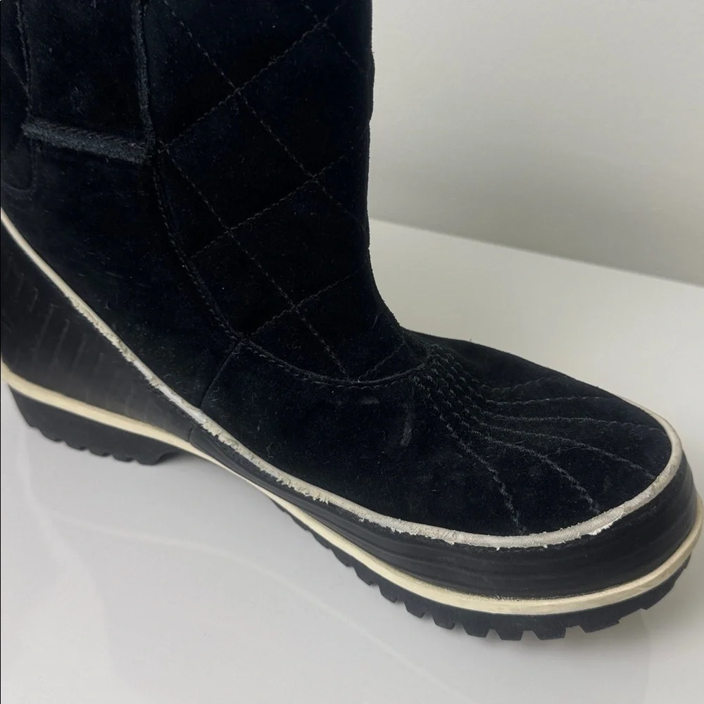 Sorel Tivoli II Pull On black Women's Black Winter Snow Boots US 8 - Picture 6 of 8